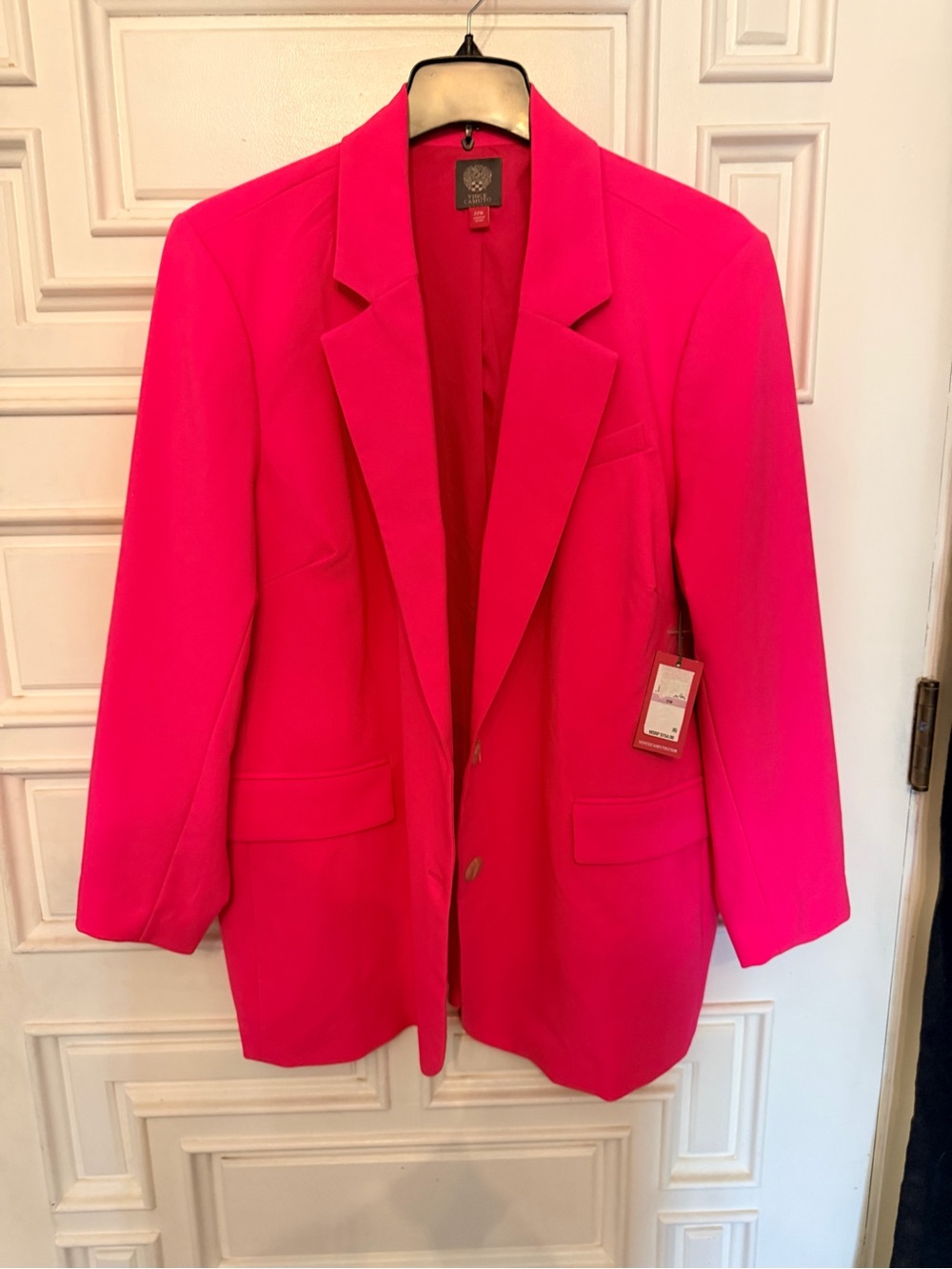 Vince Camuto Vibrant Hot Pink Blazer